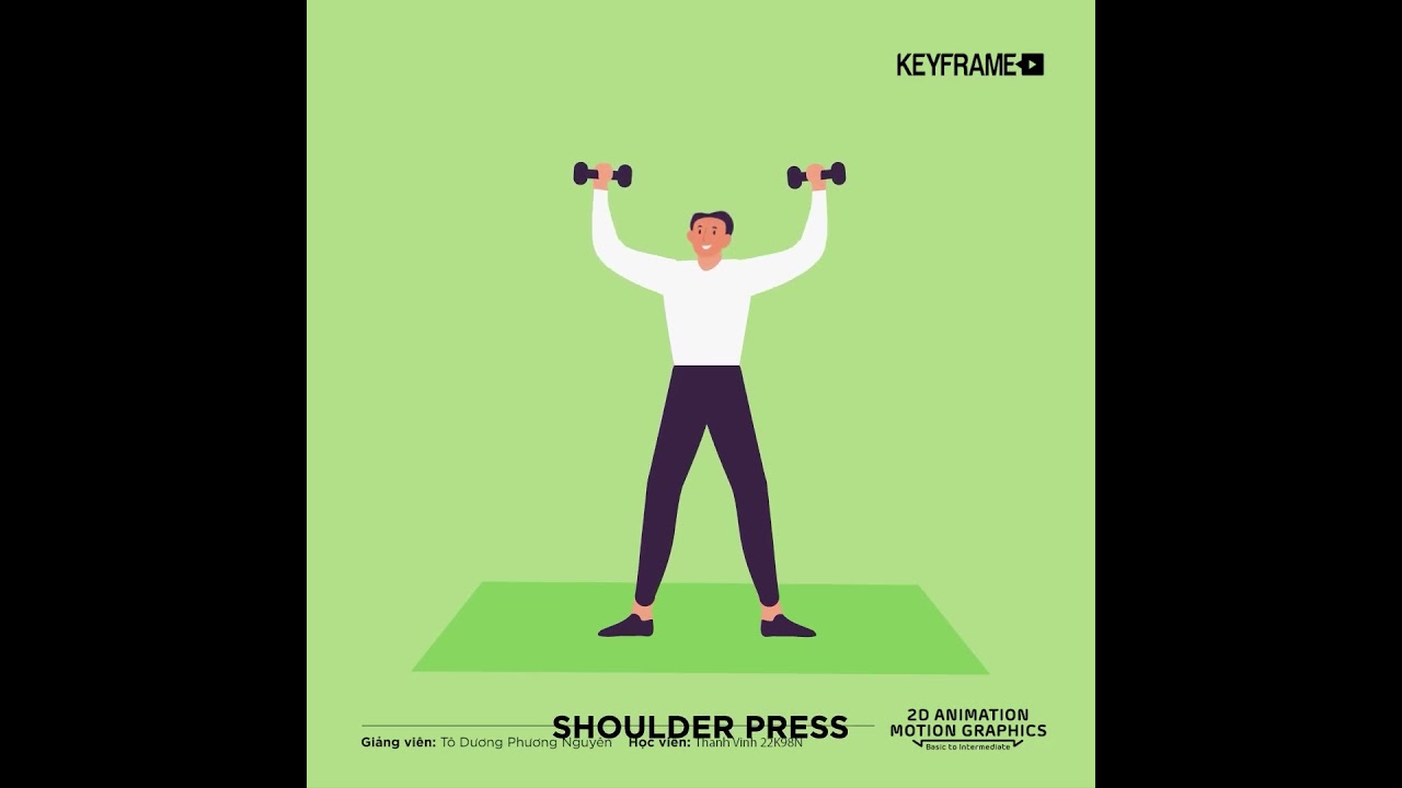 Exercises For Workout Animation #keyframe