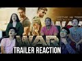 WAR Trailer REACTION! | Hrithik Roshan vs Tiger Shroff | MaJeLiv Reactions || Student vs Teacher!!