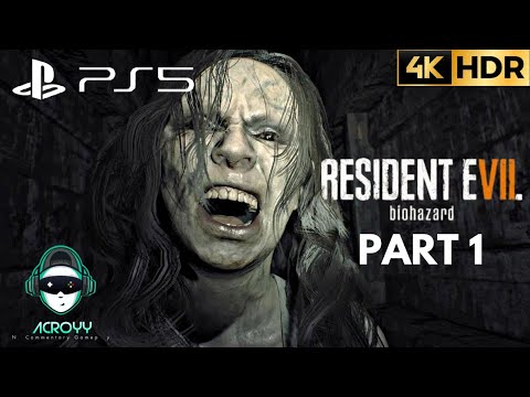 Resident Evil 7 Biohazard Full 4K HDR No Commantary Gameplay Part 1 #horrorgaming #residentevil7