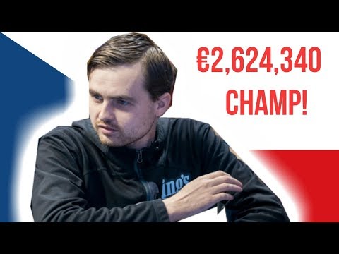 World Series of Poker Europe €100,000 Super High Roller Champ!