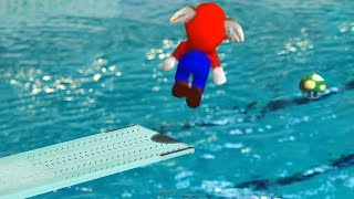 Mario Joins the Italian Olympic Dive Team
