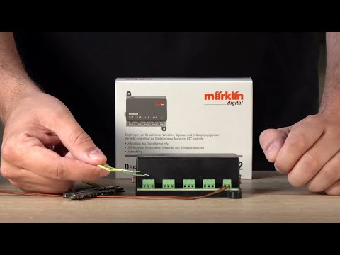 Minitrix Weiche an Weichendecoder m83 (60832) anschließen und schalten / Märklin Anleitung