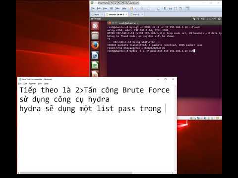 ICMP Flood attack and  Brute Force SSH Password attack (snort )