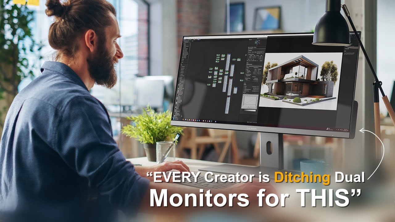 Why EVERY Creator is DITCHING Dual Monitors for THIS... | Alogic's Edge 34" Ultra Wide 4K Monitor