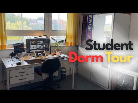 My 329€ German University Dorm Tour | Kaiserslautern, Germany 🇩🇪