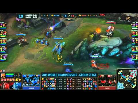 C9 Balls Darius PENTAKILL (Worlds - C9 vs FNC)