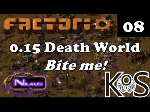 Factorio 0.15 Death World - E08 - Steel and Power