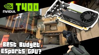 The T400 is an AWESOME budget eSports GPU! (And it can do STREAMING!)