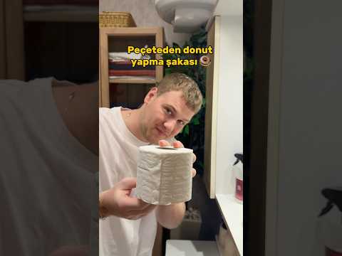 PEÇETEDEN TATLI YAPMA ŞAKASI!? 🍩 #emreuzunboy #prank #shorts