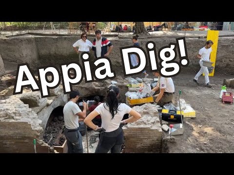 Explore the newest excavation on the Via Appia!