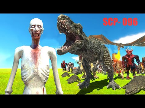 Animal Revolt Battle Simulator | SCP - 096 vs All Unit Fight