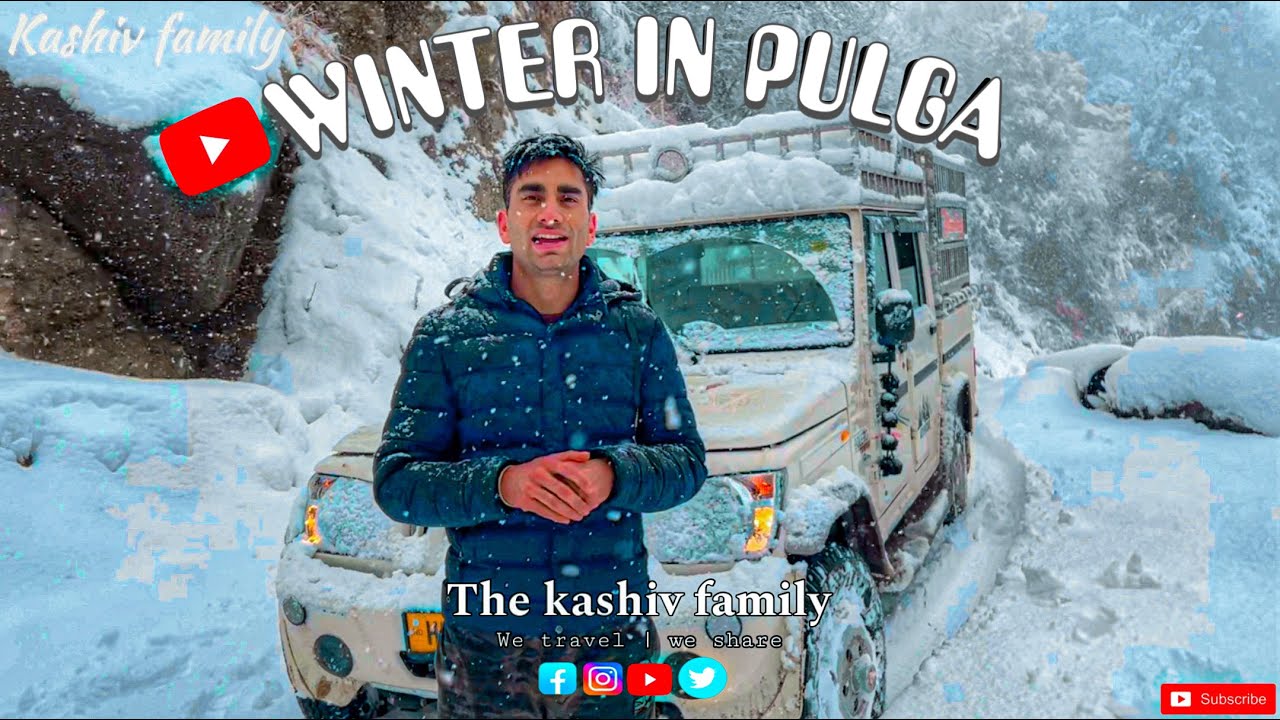 Mahindra Bolero Camper 4x4 In Heavy Snowfall || The Kashiv Family || 2024