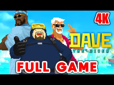 DAVE THE DIVER Full Gameplay Walkthrough FULL GAME (4K ULTRA HD 60FPS) No Commentary
