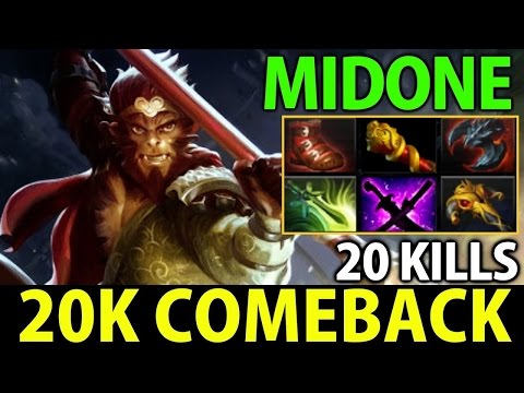 MidOne Dota2 7 00 Monkey King 20k Net Worth Comeback