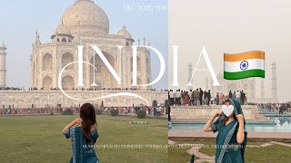 【インドvlog🇮🇳】念願のタージマハルへ🕌✨|サリーを着て観光|オールドデリー