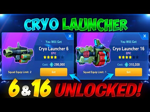 CRYO LAUNCHER 6 AND 16 UNLOCKED! 😍🔓 || NEW CHAMPION's FORGE MAP || MECH ARENA ||