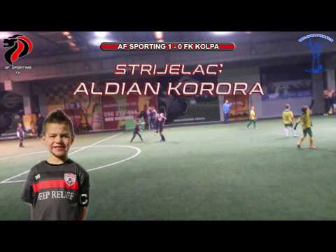 Kids winter trophy 2016 - POLUFINALE ! ! ! AF Sporting - FK Kolpa