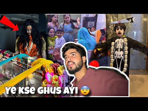 Sanu ki Halloween party 🎃 mai kamla agai 😨