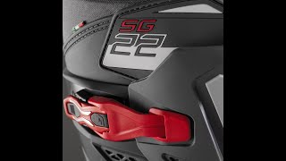 Motokrosové/enduro boty GAERNE SG 22 barva flou žlutá/šedá/bílá