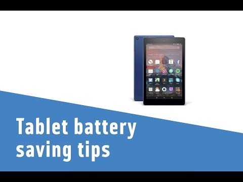 Tablet battery saving tips