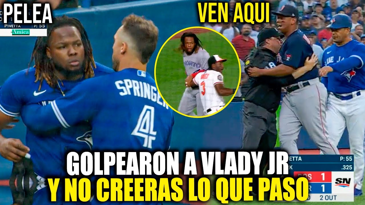 RETARON a PELEAR a VLADIMIR GUERRERO JR y NO CREERÁS lo que PASÓ | MLB
