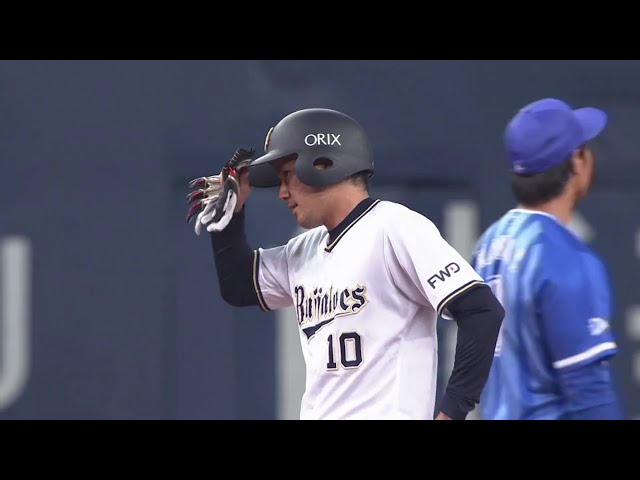 【2回裏】バファローズ・大城 レフトの頭を越える先制のタイムリー2ベース!! 2019/6/5 B-DB