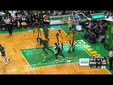 Brandon Bass Highlights Lakers vs. Celtics 12.05.2014 - 5 Pts