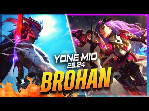 BROHAN - Yone vs Katarina MID Patch 25.24 - Challenger Yone Gameplay