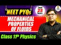 Mechanical Properties Of Fluids Fluid Mechanics NEET PYQs Solved Class 11 Physics NEET 2026