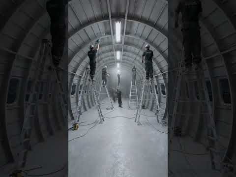 The Ultimate Secret Underground Bunker: Repurposing a Boeing 747!