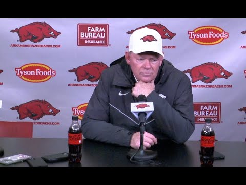 Arkansas Bobby Petrino Postgame Press Conference – Missouri 31, Arkansas 17