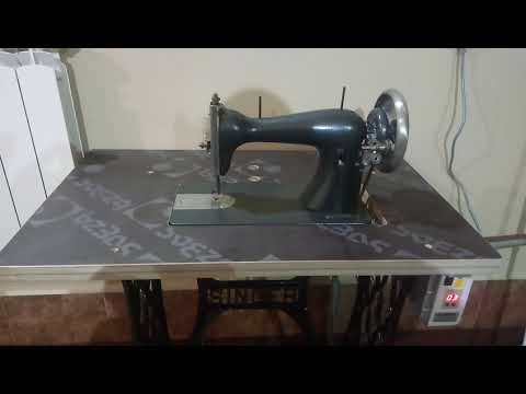 Зингер 15К после монтажа на новый стол и установки электропривода Aurora YJW-75A.