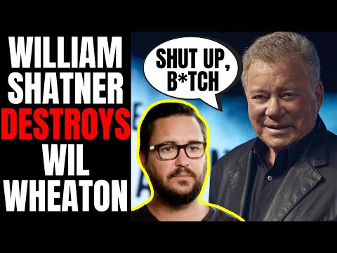 William Shatner SLAMS Woke Loser Wil Wheaton Over Star Trek On Set Allegations