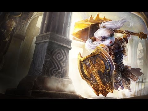 LOL S6 Preseason Ranked Challenger Imaqtpie Play Poppy vs Fiora Top