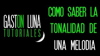 Tutorial para saber a que escala pertenece o en que tono esta una melodia o cancion