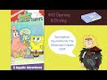 Spongebob SquarePants The Seascape Capers 2004 VHS Opening Closing