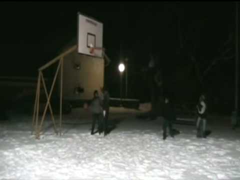 Streetball Lipik in snow