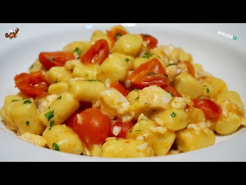 435 - Gnocchi all'orata...una vera cannonata! (primo piatto di pesce facile e sfizioso Natale 2017)