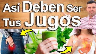 Así Debe Ser Tu Jugo Verde - Cómo Hacer El Jugo Perfecto Y Evitar Enfermedades