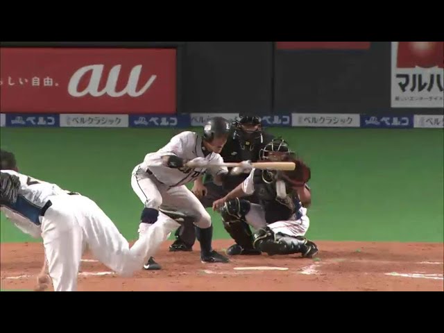 熾烈な外野手争い!! ライオンズ斉藤 バントヒットで猛アピール!! 2014/3/13 F-L