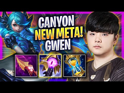 CANYON TRIES NEW META GWEN JUNGLE! - GEN Canyon Plays Gwen JUNGLE vs Viego! | Bootcamp 2024