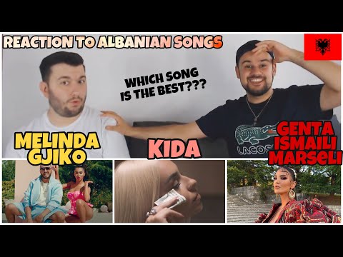 Reaction to ALBANIAN MUSIC: GJIKO x MELINDA "x5" /KIDA "EDHE SA" /GENTA ISMAJLI x MARSELI "Ça Me Bo"