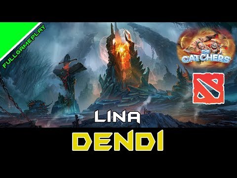 Dendi Plays Lina Mid VS Kunkka 7.19c 2018 Dota 2 - Pro Fullgameplay