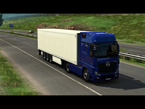 ETS2 1.39 - ProMods 2.51 - Mercedes-Benz Actros 1851 MP4 - Trip: Geneva - Vaduz