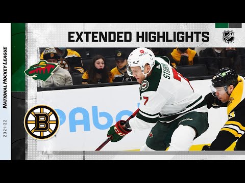 Minnesota Wild vs Boston Bruins Jan 6, 2022 HIGHLIGHTS