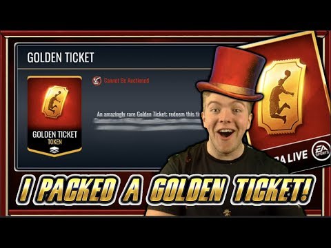 I PACKED A GOLDEN TICKET IN A PACK | NBA LIVE MOBILE 19 S3 GOLDEN TICKET PACK OPENING (TEST SERVER) Video