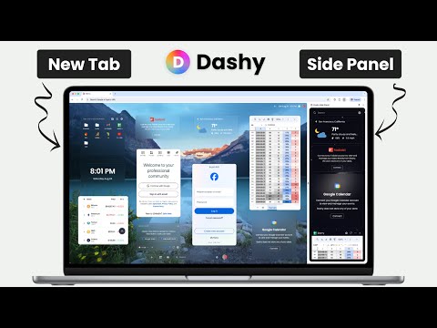 Dashy New Tab Dashboard