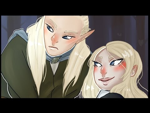 (SPEEDPAINT) March COTM Legolas and Luna Lovegood.♥