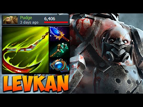 Levkan Butcher [6400+ Pudge Games] - Dota 2 Pro Gameplay [Watch & Learn]