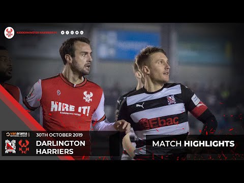 Match Highlights: Darlington 1-0 Harriers 30/10/19
